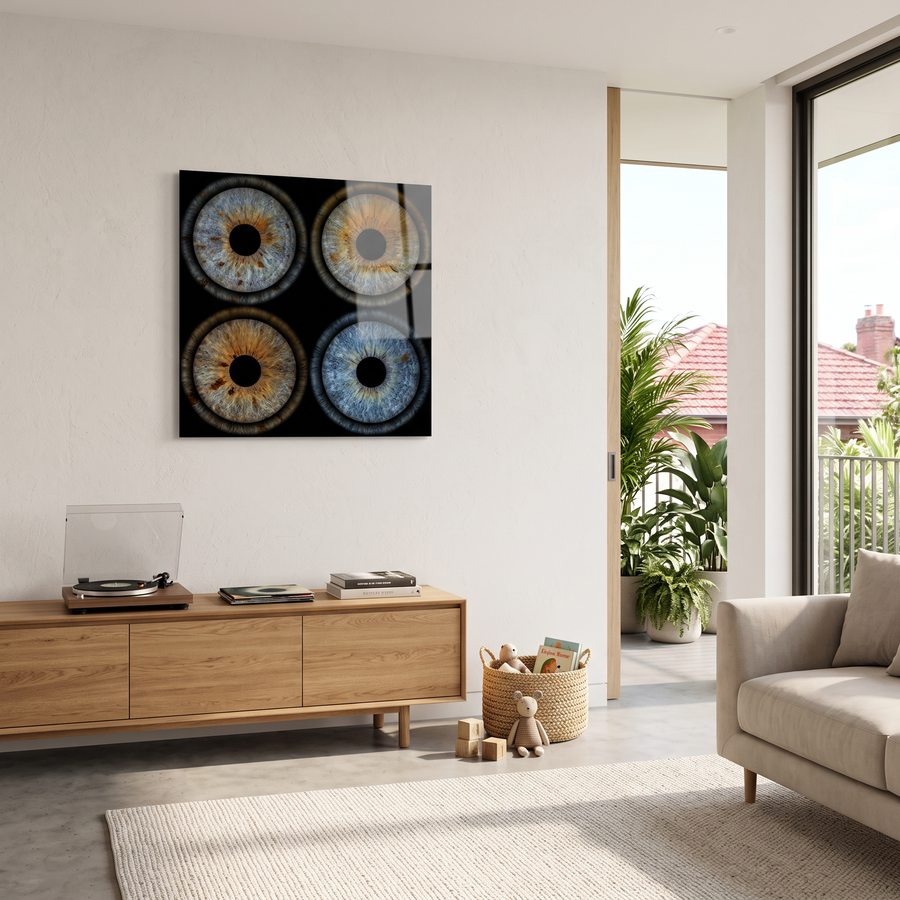 A family room, in acrylic